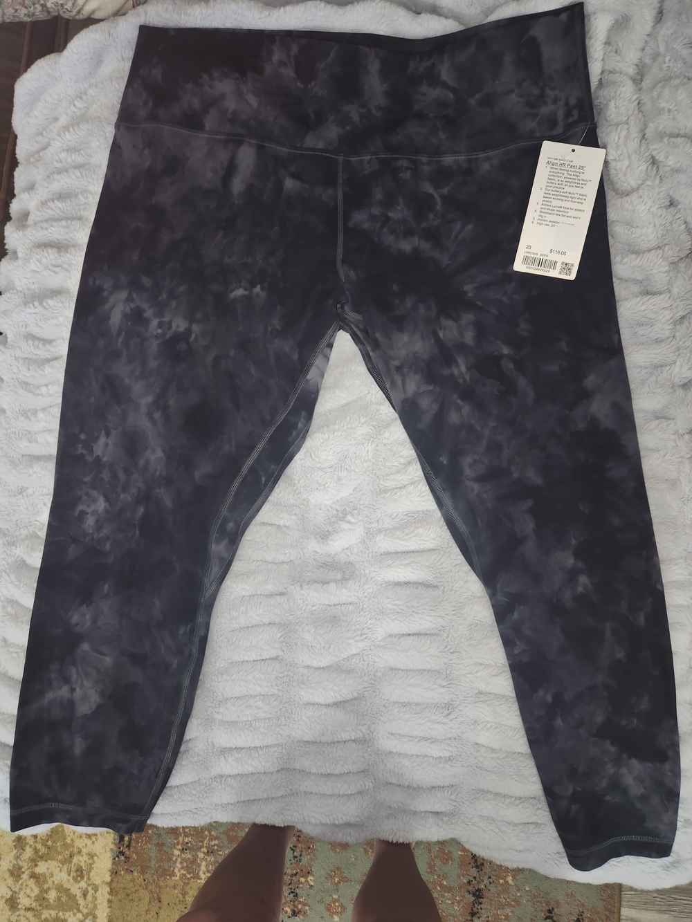 Lululemon Sz 20 Align HR Diamond Dye 25" Leggings